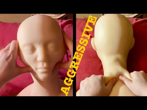 ASMR|⚠️AGGRESSIVE AND INTENSE MASSAGE ON MY MANNEQUIN. FRONT/BACK. NO TALKING