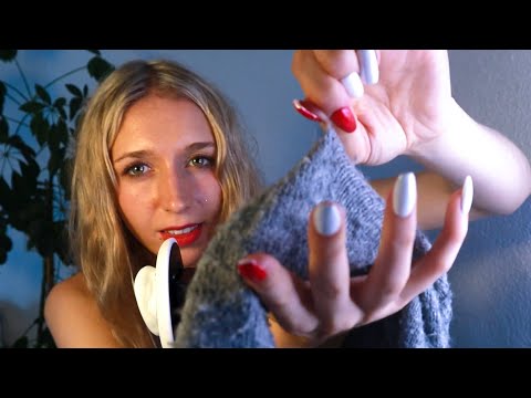 ASMR - Fabric Sounds (wool jacket) 🧥
