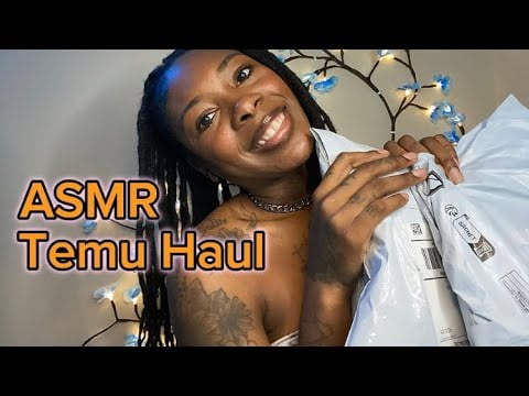 ASMR| Overly- Obsessed Bestie Shows Her @temu  haul ❤️