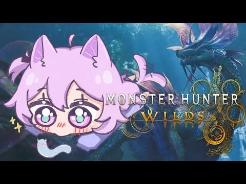 【Monster Hunter Wilds】Aww what a cute new monster~ You..are the new monster, r-right..?