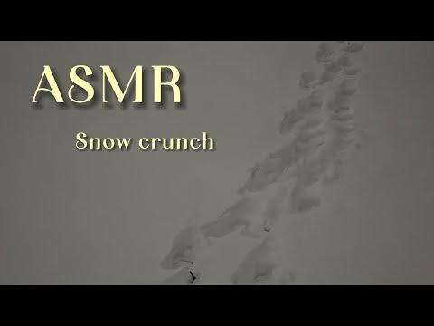 [asmr] Addictive snow sounds! 