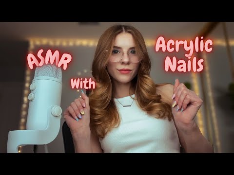 ASMR | FAST AND AGGRESSIVE ASMR WITH ACRYLIC NAILS