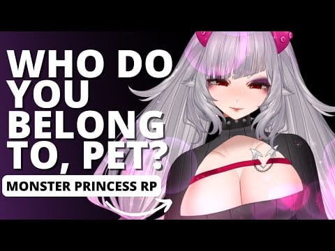 Tamed by the Monster Princess [ASMR] [FDom] [F4M] [Good Boy]