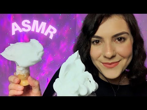 ASMR - ESPUMA NO MICROFONE PARA VOCÊ DORMIR PROFUNDAMENTE!