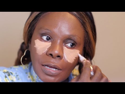 Foundation Concealer Makeup Application ASMR Gum Chewing