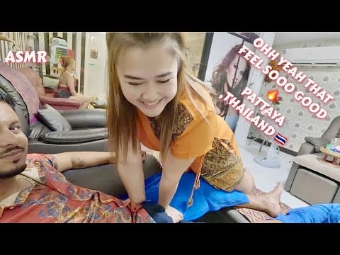 ASMR 😱 Thai Girl Foot Massage in Pattaya 🇹🇭 | She Made Me Feel Like I’m in Heaven 🔥