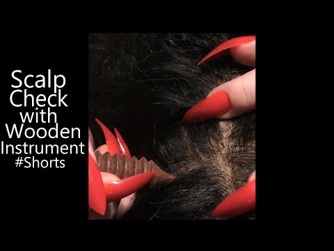 ASMR Tingly Scalp Check #Shorts