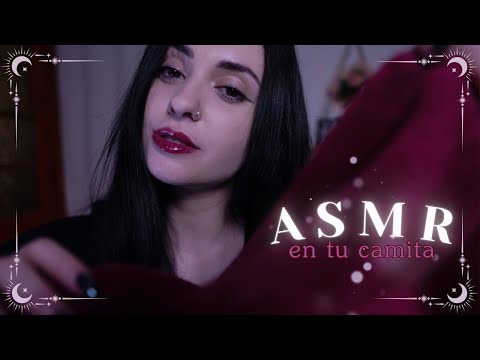 ASMR EN TU CAMITA ❤️ Te ayudo a dormir