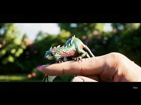 Tiny Dragon on My Finger Breathes Fire: Epic Miniature Magic