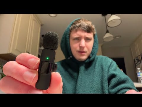 ASMR Mouth Sounds With $1 MIC (Unintelligible Whispering, Visual Triggers, Trigger words)