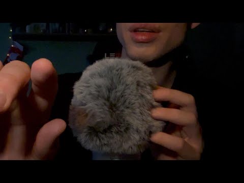 LOFI ASMR | Mouth Sounds, Fluffy Mic Scratching & Hand Movements 🎧