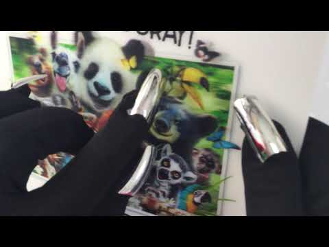 GLOVES WITH NAILS ლ(╹◡╹ლ)  TAPPING & SCRATCHING ◞[_]♥[_] [[ASMR]]
