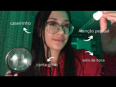 ASMR CASEIRINHO - TEM ALGO NO SEU OLHO || atenção pessoal, hand sounds, mouth sounds…