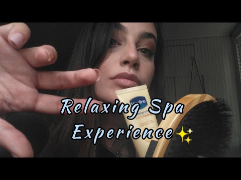 ASMR Spa Roleplay w/ Skin Brushing, Lotion & Oil 💆‍♀️