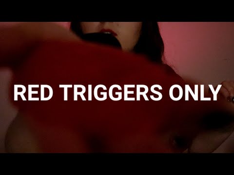 🔴 ASMR Red Triggers ONLY 🔴