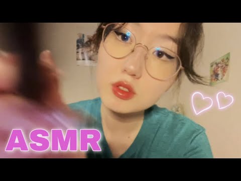 ASMR Best Friend MAKEUP APPLICATION 💄🤍 real camera touching  + personal attention! [Lofi]