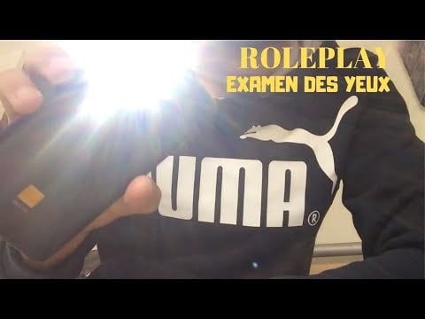 ASMR Roleplay Examen des yeux