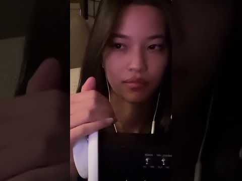 ear massage… your brain tingles #asmr #brainmassage #mouthsounds #earasmr #asmrshorts