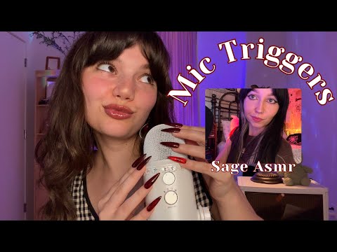 ASMR | Fast and Aggressive MIC TRIGGERS With @ssageasmrr ( This/That, Mic Scratching, Swirling, + )