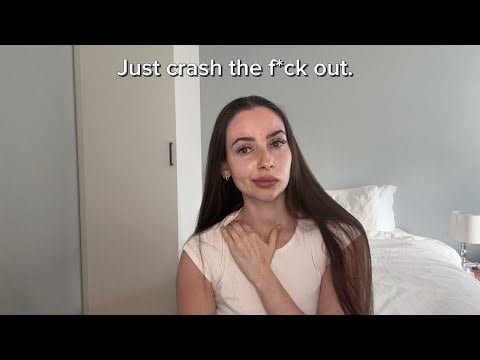 This is your sign to crash the f*ck out.