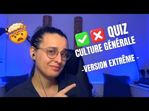 ASMR | QUIZ DE CULTURE GÉNÉRALE EXTRÊME 🤯 (TEST DE 20 QUESTIONS) 