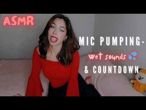 ASMR | MIC PUMPING on my knees + WET SOUNDS - Fast, Slow, Tingles and Rubbing