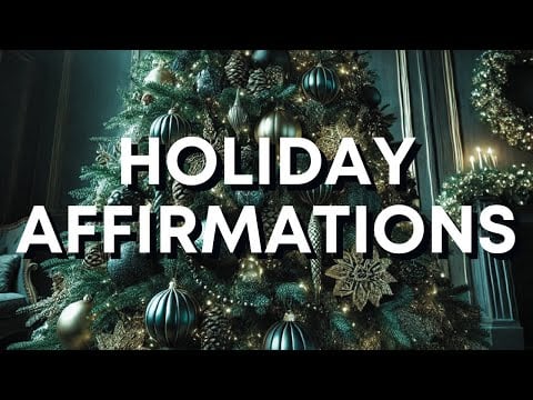 FEELING LONELY at a Holiday Party - Affirmations for Loneliness, Mental Peace, & Feeling Overwhelmed