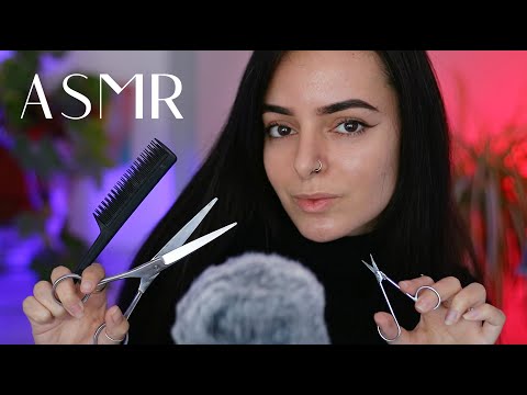 ASMR Intense Mic Brushing & Trim + Inaudible Whispers (Sleep-Inducing)