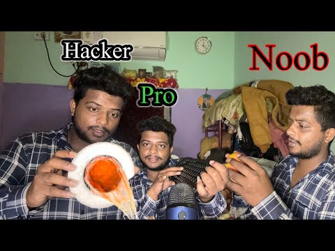 ASMR Noob vs Pro vs Hacker ASMRTIST