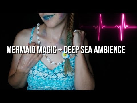 Magical Mermaid Love Calming Heartbeat + Deep Sea Ambience For Sleep [ASMR]