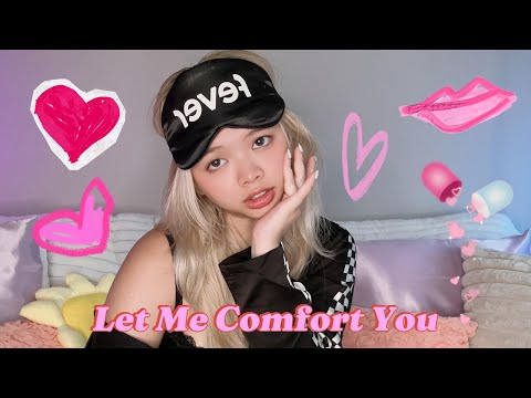 ASMR | Sleepover with Your Girlfriend (Personal Attention, Tapping, Scratching)