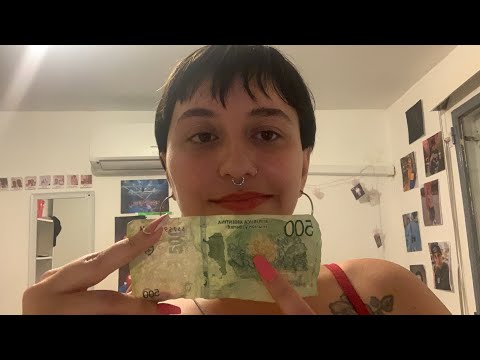 asmr 5 triggers que se pueden hacer con un billete argentino