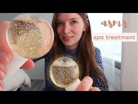 ASMR suomi 🇫🇮 Kasvohoito Spa Treatment roleplay - АСМР ролевая игра спа уход за кожей