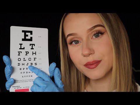 ASMR Fast Paced Eye Exam | Can You Keep Up?