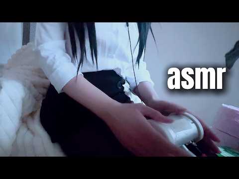 ASMR Hatsune Miku Cosplay 💙 Maid Long Nails Close Up
