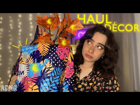 🌙 ASMR FRANÇAIS : HAUL SPÉCIAL AUTOMNE, ON DÉCOR ENSEMBLE LE NOUVEAU FOND YOUTUBE 🍂🎃