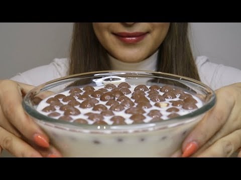 ASMR MALTESERS WITH MILK / CRUNCHY BREAKFAST / MUKBANG / CREMA ASMR #asmr #mukbang #maltesers #milk