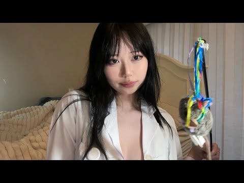 ASMR RP vet appointment ₍^.  ̫.^₎ (you’re a kitty) | typing & brush sounds