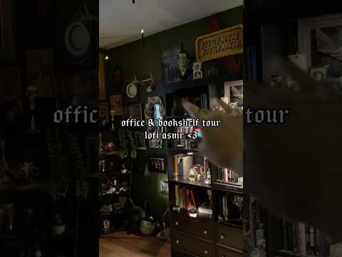 ASMR | Quick Lofi Office & Bookshelf Tour 🕸️