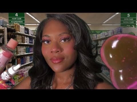 ASMR Lady Behind You in Dollar Tree Does Your Skincare & Scalp Massage 💆🏽‍♀️ Hair Care Roleplay