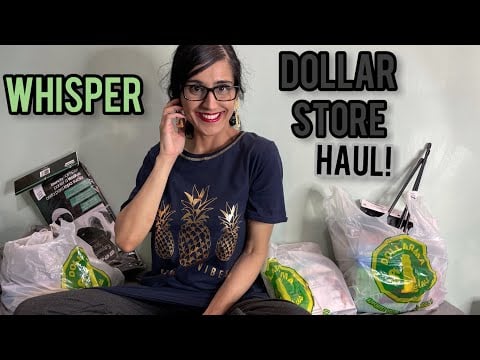 ASMR Dollar Store Haul (Whispering Only!)