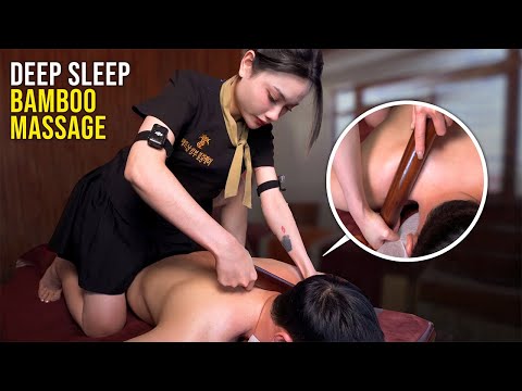 ASMR Vietnamese Hot Bamboo Massage for Deep Sleep and Relaxation
