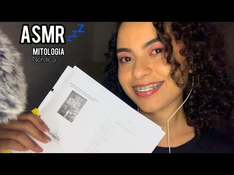 ASMR- Sussurrando sobre MITOLOGIA NÓRDICA 😴📚