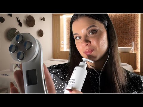 ASMR sesión de spa facial relajante en un día lluvioso ♡