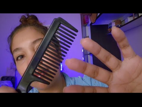 ASMR Desembaraçante Suave de Cabelo com Pente de Dentes Largos 🌿🌙