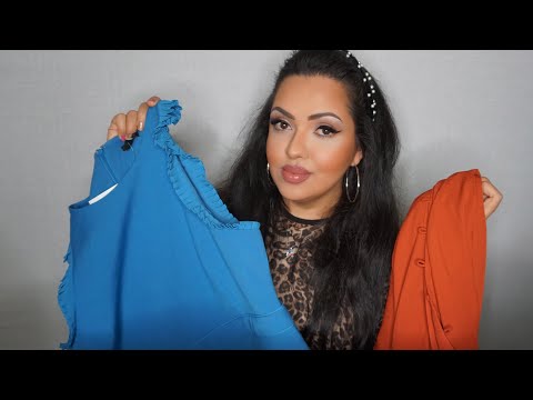 ASMR Mostrando e Provando Roupas Comprinhas #Sussurros #SonsdeTecido #AnnTaylor #FashionHaul