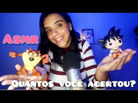 ASMR - TESTANDO A SUA INTUIÇÃO com objetos relaxantes.