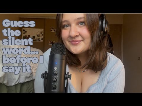 ASMR | Guess the Silent Word…before I say it 