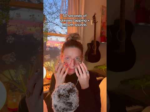 a FULL video of tapping + mouth sounds will be out tomorrow;) #asmr #asmrsounds #mouthsounds