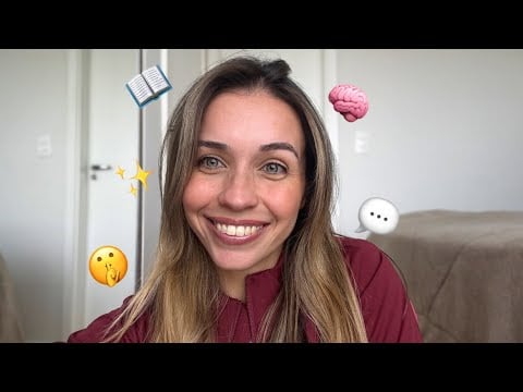 ASMR contando uma GRANDE novidade | maquia e fala 